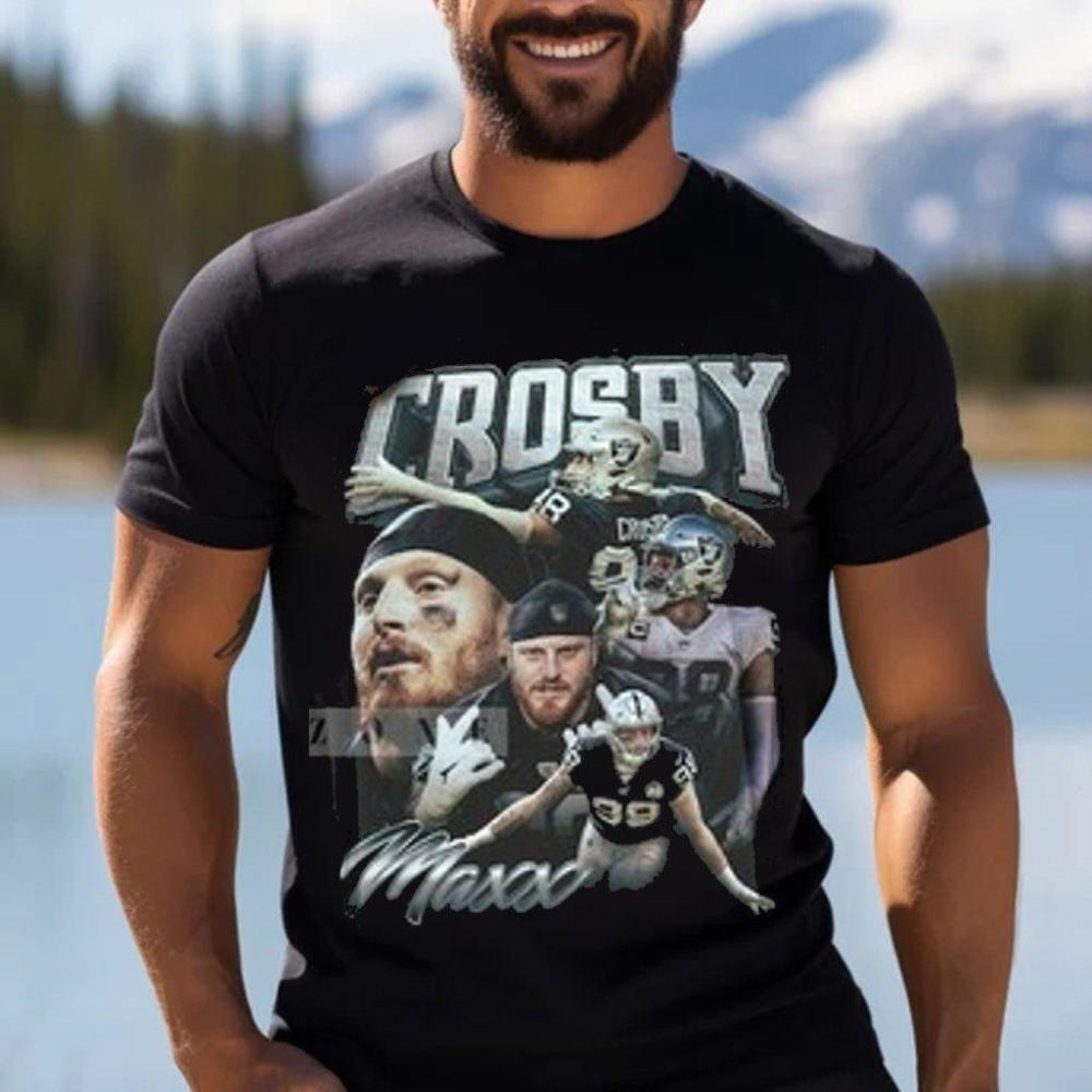 Maxx Crosby Shirt Vintage 90S Shirt Gift Shirt For Fan Maxx Crosby Shirt